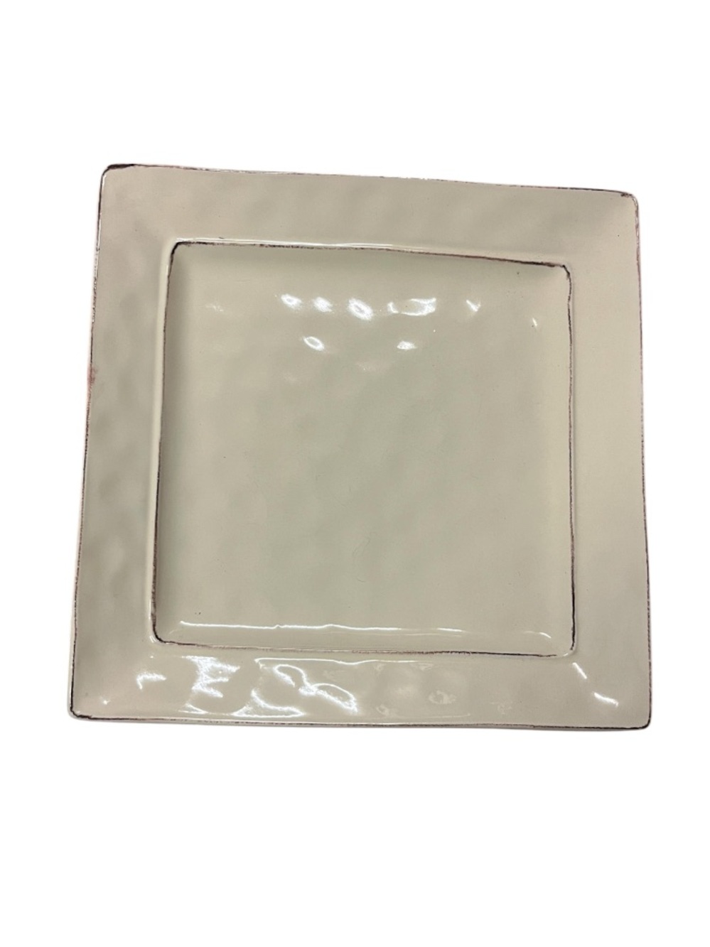 Pier 1 Martello creame Square Ceramic Serving Plate